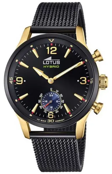 Image of Lotus L18804/1 Hybrid Connected Smartwatch Black Dial Watch