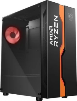 Image of Msi Mag Vampiric 011C Mid Tower Gaming Computer Case Black AMD Ryzen E