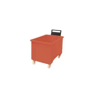 Image of Slingsby Box Mobile Pallet RED927X584X508MM With Handle 2f+2SWX102 Ny+Tg