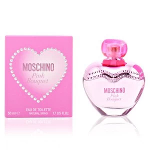 image of Moschino Pink Bouquet Eau de Toilette For Her 50ml