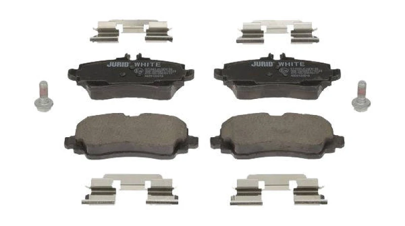 Image of JURID 571945JC Brake pad set prepared for wear warning indicator, PREMIER Ceramic Brake Pad Set,disc brake (402)