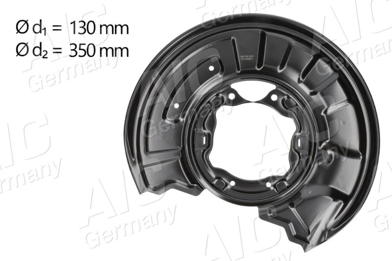 Image of Brake disc backing plate AIC 56178