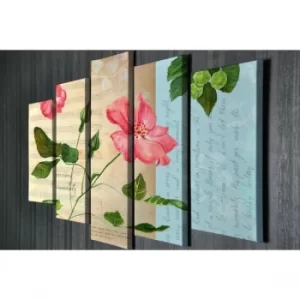 Image of BC013 Multicolor Decorative Canvas Painting (5 Pieces)