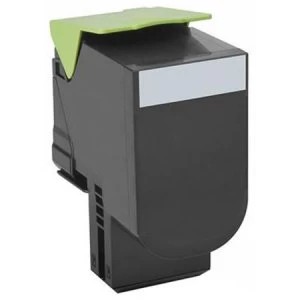 image of Lexmark 802SK Black Laser Toner Ink Cartridge