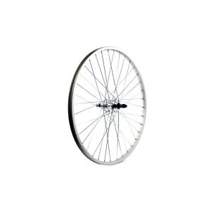 image of Wilkinson Wheel 26 x 1.75 MTB Silver Q/R Freewhel Disc Rear