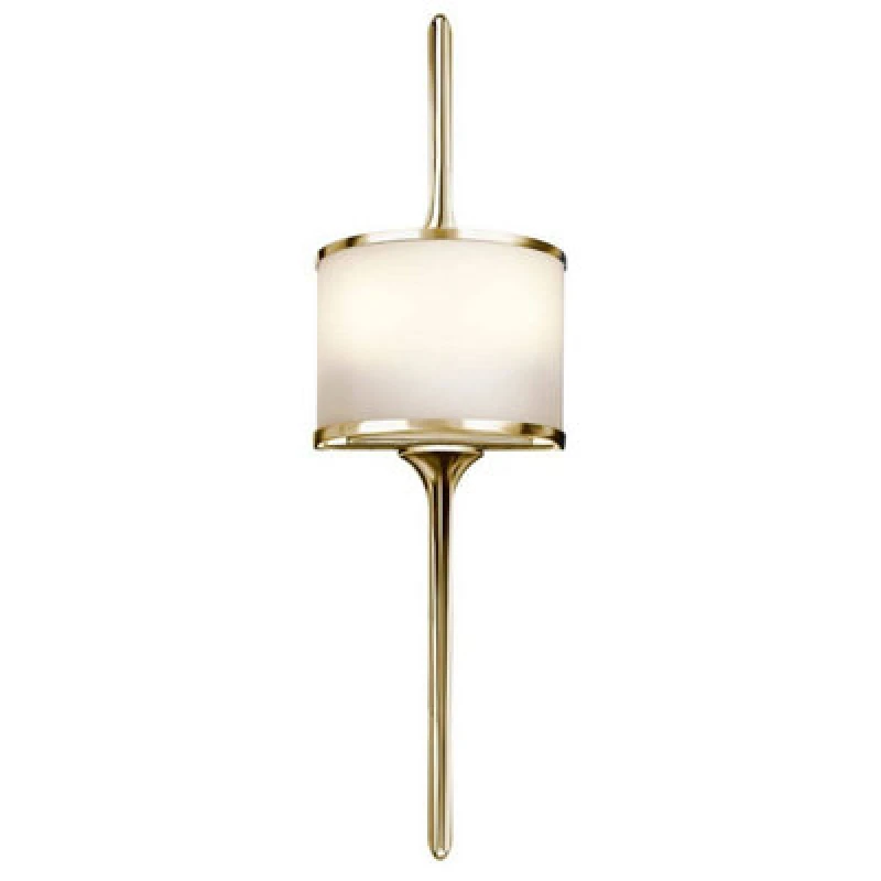 Image of Luminosa Lighting Luminosa Mona 2 Light Bathroom Wall Light Polished Brass Ip44, G9