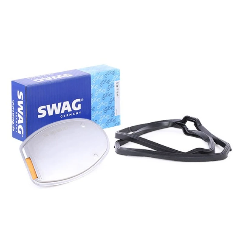 Image of SWAG 99 91 0098 Hydraulic Filter Set, automatic transmission SWAG extra with oil sump gasket Hydraulic Filter Set,automatic transmission (3843)