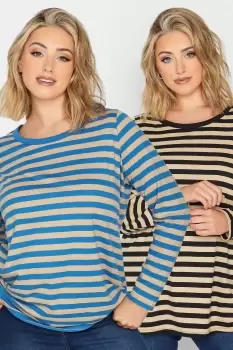 Image of 2 Pack Long Sleeved T-Shirts