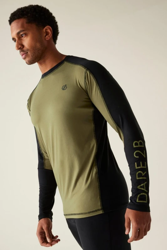 Image of Dare 2b Dare 2b Men Exchange Iii Ski Base Layer Set in Charcoal Size: X-Large Charcoal XL Male 5063019856889