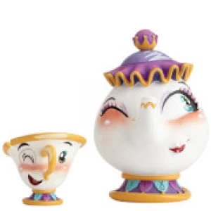 image of Miss Mindy Mrs. Potts and Chip Figurine