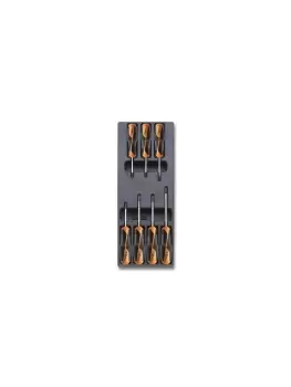 Image of Beta Tools T207 7pc Tamper Proof Torx Screwdriver Set Hard Tray for Roller Cabs