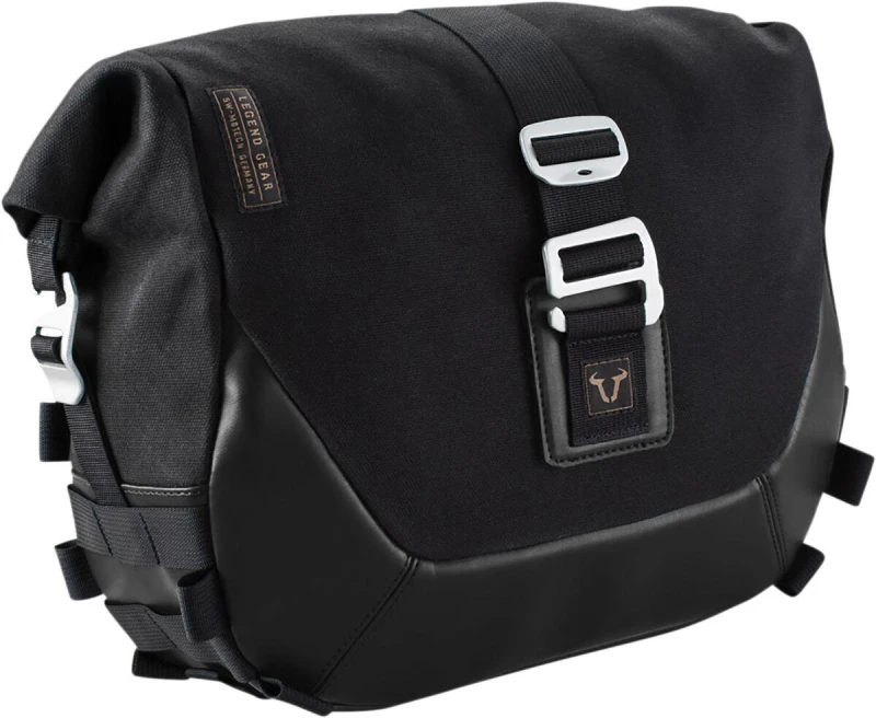 Image of BC.HTA.00.401.10200L - BC.HTA.00.401.10200L - SW Motech Legend Side Pannier Bag System Lc - Yamaha XTZ 700SP 2023 - Black BC.HTA.00.401.10200L