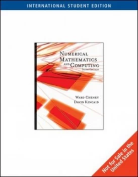 Image of Numerical Mathematics and Computing by E. Cheney Paperback