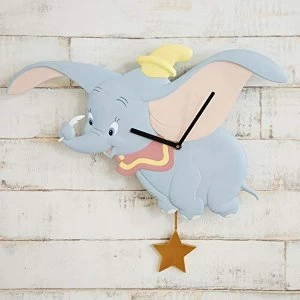 image of Magical Beginnings 3D Moulded Wall Clock - Dumbo