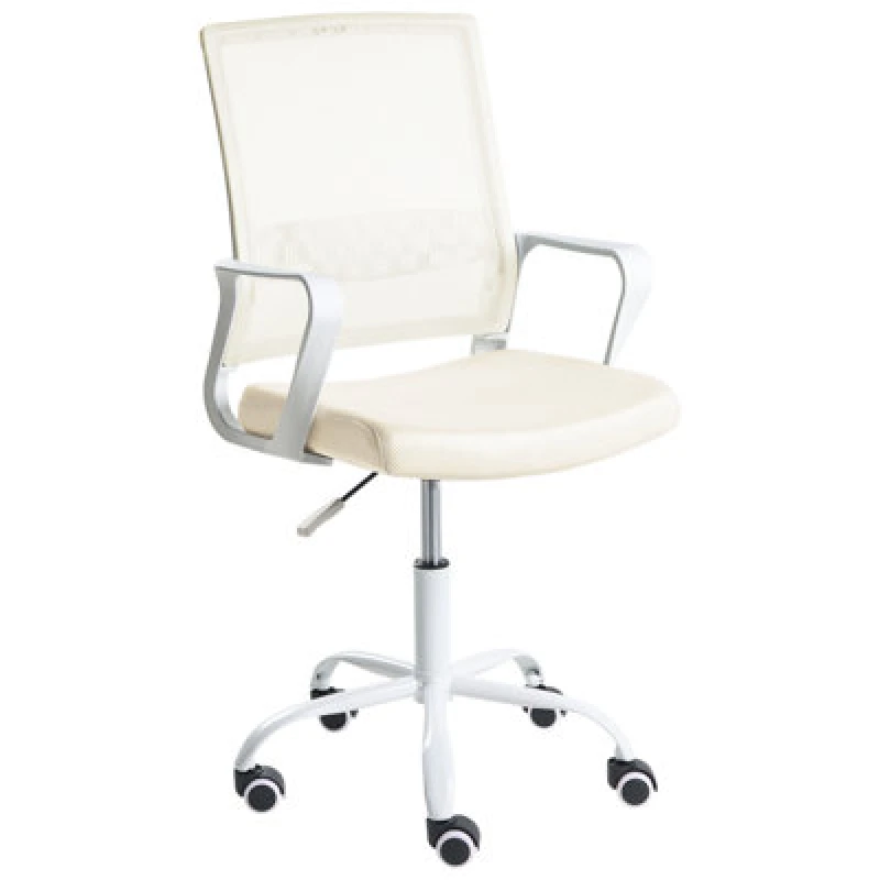 Image of Beliani Scandinavian Office Chair Ease Off-White