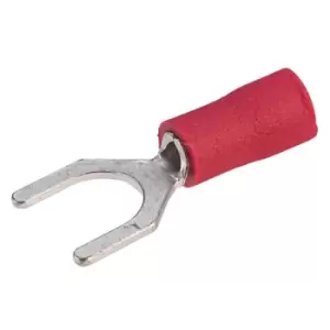 image of TruConnect Red 6mm Fork Terminal Pack of 100