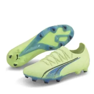 image of Puma Ultra 1.2 FG Football Boots - Yellow