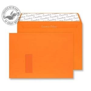 Creative Colour Pumpkin Orange PS Wallet Window C4 229x324mm Ref