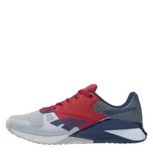 image of Reebok Nano 6000 Shoes - Pure Grey 2 / Flash Red / Bati