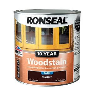 Image of Ronseal 10 Year Woodstain - Walnut 2.5L