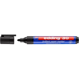Image of Edding 30 Brilliant Paper Marker Black