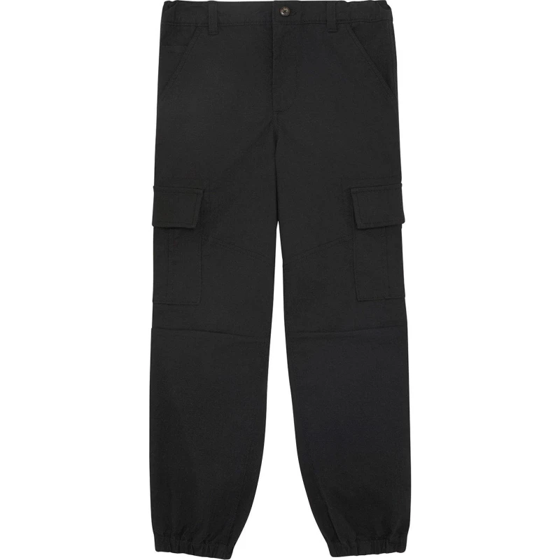 Image of Lyle and Scott Kids Ripstop Cargo Trousers Z865 Jet Black male 8-9Y