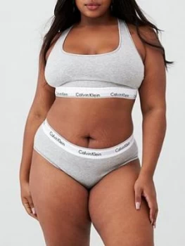 Image of Calvin Klein Modern Cotton Plus Brief - Grey, Size Xxxl, Women