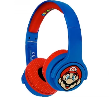 image of OTL Super Mario SM0694 Wireless Bluetooth Kids Headphones