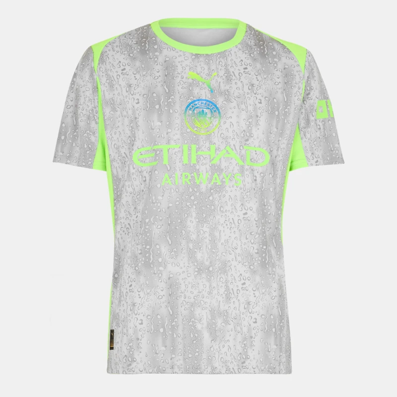 Image of Puma Manchester City Third Shirt 2025/26 Bleu Male M 780362-03