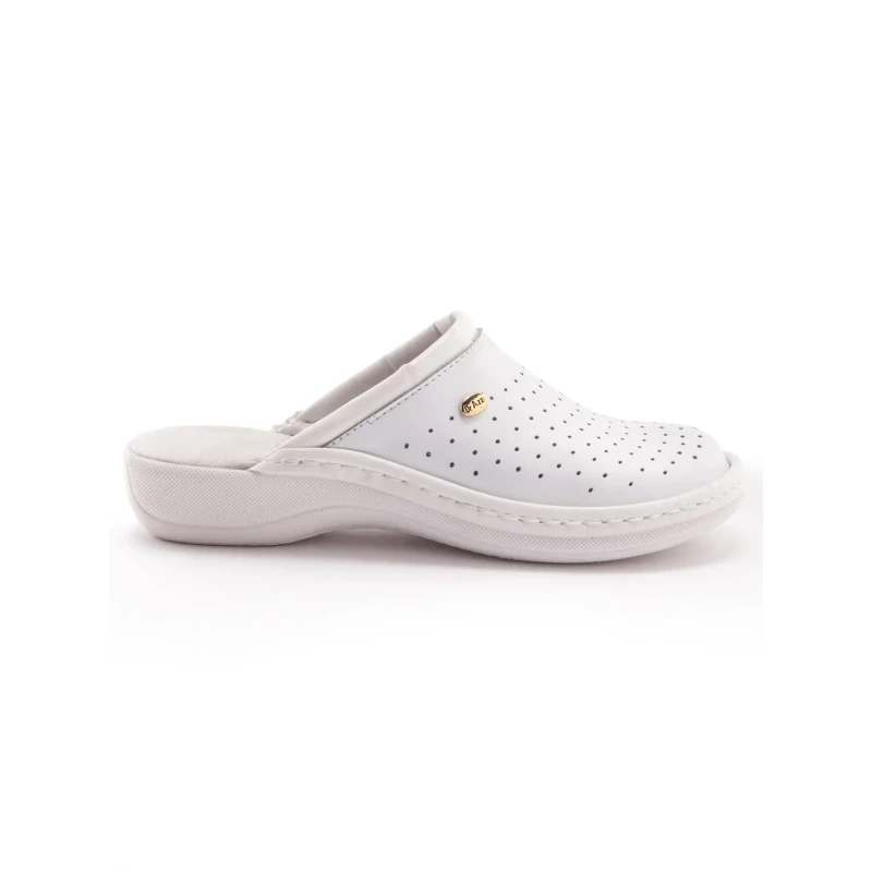 Image of Pediconfort Womens leather Mules Pediconfort Blanc Female 36