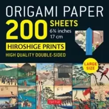 Image of Origami Paper 200 sheets Japanese Hiroshige Prints 6.75 inch : Large Tuttle Origami Paper: High-Quality Double Sided Origami Sheets Printed with 12 Di