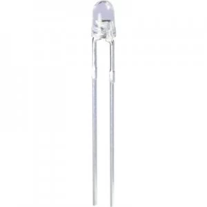 Image of LED wired Blue Circular 3mm 1600 mcd 20