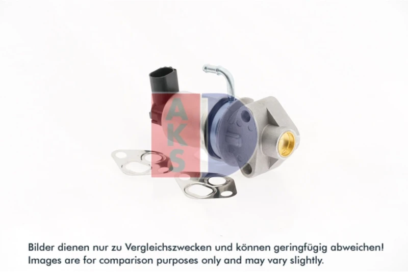Image of AKS DASIS 045137N EGR valve Solenoid Valve, Control Unit/Software must be trained/updated, Electric, with gasket/seal EGR Valve (1145)