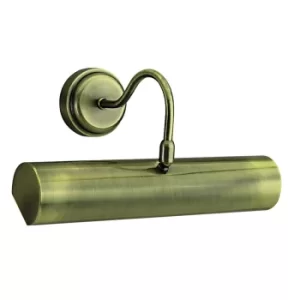Image of 1 Light Adjustable Picture Wall Light Antique Brass