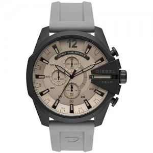 Image of Diesel Mens Mega Chief Black Ion Plated Watch - DZ4496