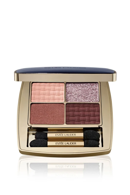 Image of Estee Lauder Womens The Essential Eyeshadow Quad 4g in Power Brunch Power Brunch Female 4G