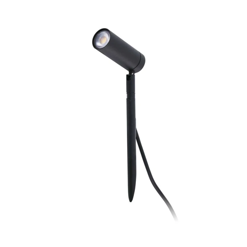 Image of Netlighting Seth LED Outdoor Short Spike Light Black IP44 Black