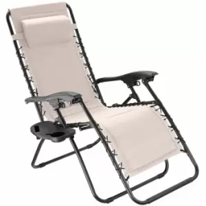Image of Tectake Garden Chair Matteo Cream