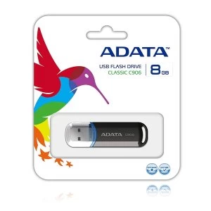 image of ADATA 8GB C906 8GB USB 2.0 Black USB flash drive