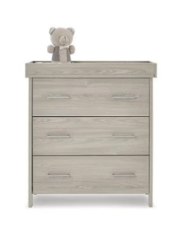 image of Obaby Nika Changing Unit - Grey Wash, Grey