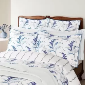 image of V&A Baroque Kingsize Duvet Cover, Indigo