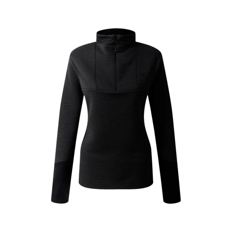 Image of Womens 1/4 zip base layer Dare 2B Iced Core Stretch Noir Female 36