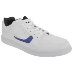 Image of Dek Mens Euston Lace Trainers (10 UK) (White/Navy Blue)