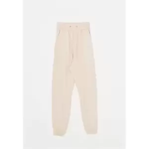 Missguided Ribbed Jogger - Nude