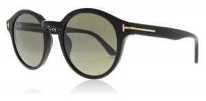 image of Tom Ford Lucho Sunglasses Black 01J 49mm