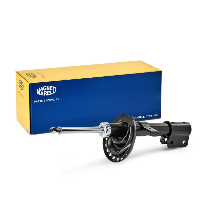 Image of MAGNETI MARELLI 356502070000 Shock absorber Front Axle, Gas Pressure, Twin-Tube, Suspension Strut, Top pin Shock Absorber (854)
