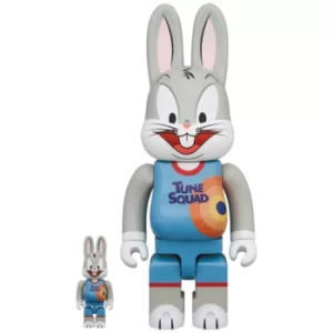 Image of Medicom Space Jam: A New Legacy Bugs Bunny 100% X 400% R@bbrick 2-Pack