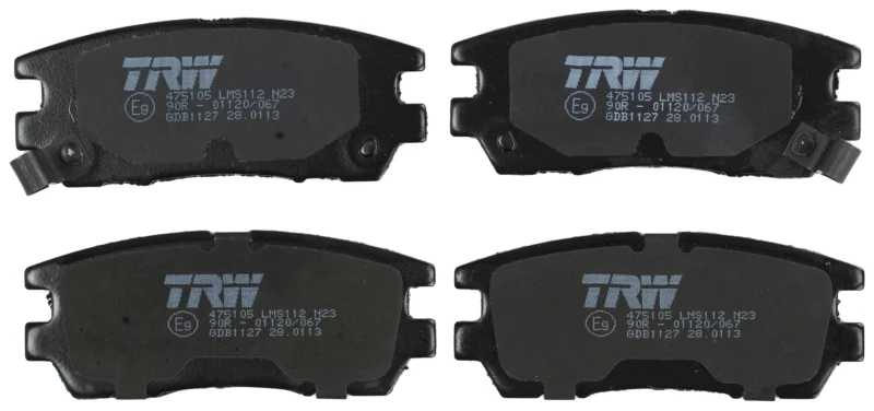 Image of RIDEX 402B0693 Brake pad set Rear Axle, with acoustic wear warning Brake Pad Set,disc brake (402)
