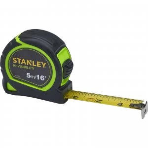 Stanley Tylon Hi Vis Tape Measures Imperial & Metric 16ft / 5m 25mm