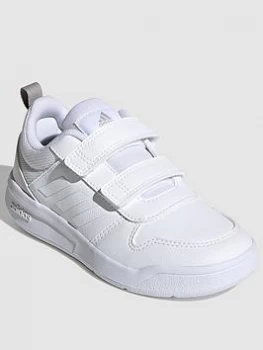 Image of adidas Kids Unisex Tensaur Trainer - White/Grey Size 5